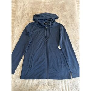 NWTG 32 Degrees lightweight full-zip hooded jacket in navy blue‎ Size S